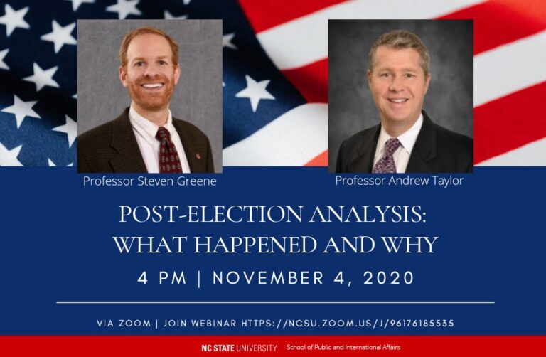 2020 Post-Election Analysis: What Happened And Why | School Of Public ...