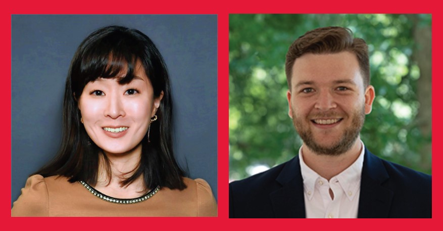 headshots of Serena Kim and Graham Ambrose